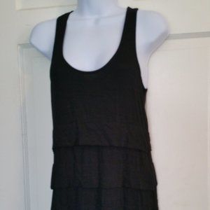 Lush black casual racerback dress size small EUC